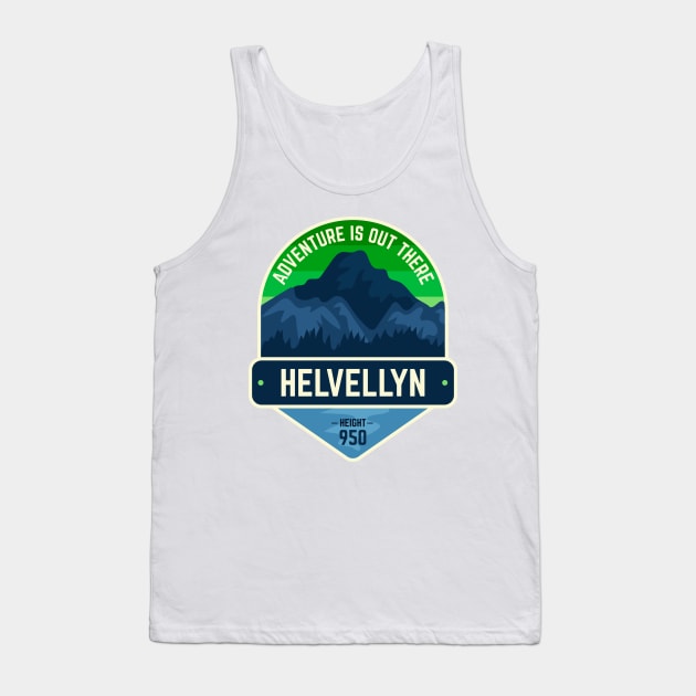 Helvellyn - Cumbria Tank Top by CumbriaGuru